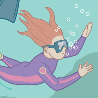 5W - Underwater kids for Quoti